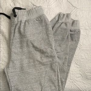 Gray joggers new condition
